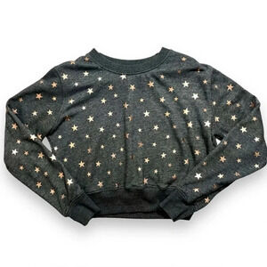 Spiritual Gangster Starry Vibes Crop Sweatshirt